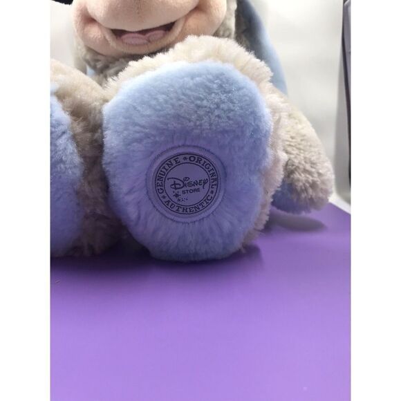 DISNEY MICKEY MOUSE Plush EASTER BUNNY 18" 2019 Soft Grey blue Rabbit - Picture 4 of 7